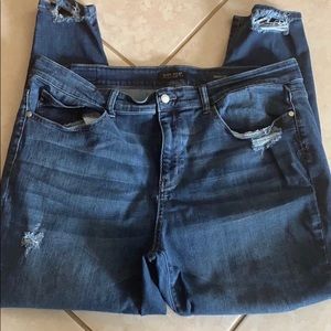 Size 20 women’s Judy Blue distressed skinny jeans